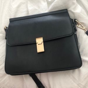 Crossbody black purse